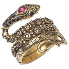 Gold Three-Stone Rings