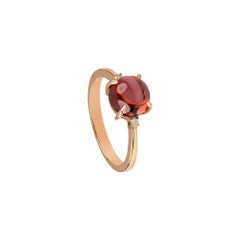Antique Zorab Creation, the Lady Chatterley Blushing Tourmaline and Diamond Gold Ring