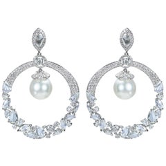 Diamond Dangle Earrings
