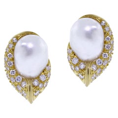 Diamond Clip-on Earrings