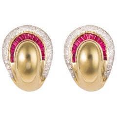 Diamond Clip-on Earrings