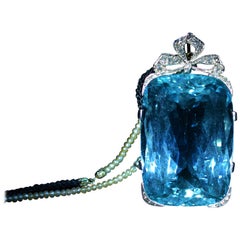 Aquamarine Pendant Necklaces