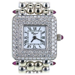 Certified Chopard Les Classiques 10/6115-21 2008 18 Karat White Gold Women's