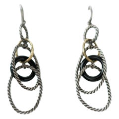 18k Gold Dangle Earrings