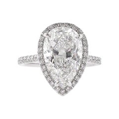 White Diamond Engagement Rings