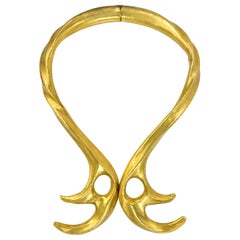 C.1969, Ilias Lalaounis 22 Karat Gold Collar Necklace