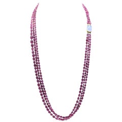 Tourmaline Beaded Necklaces