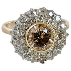 Brown Diamond Cocktail Rings