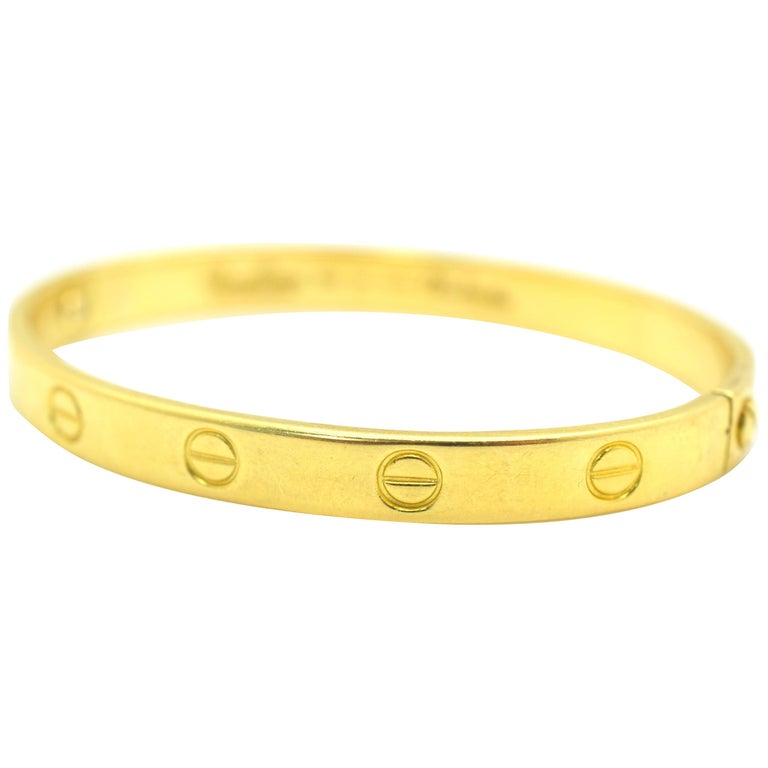 Cartier Love Bracelet Aldo Cipullo Vintage For At 1stdibs Cartier Love Bracelet Aldo Cipullo Vintage For