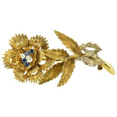 Blue Sapphire Brooches