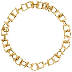 18k Gold Link Necklaces