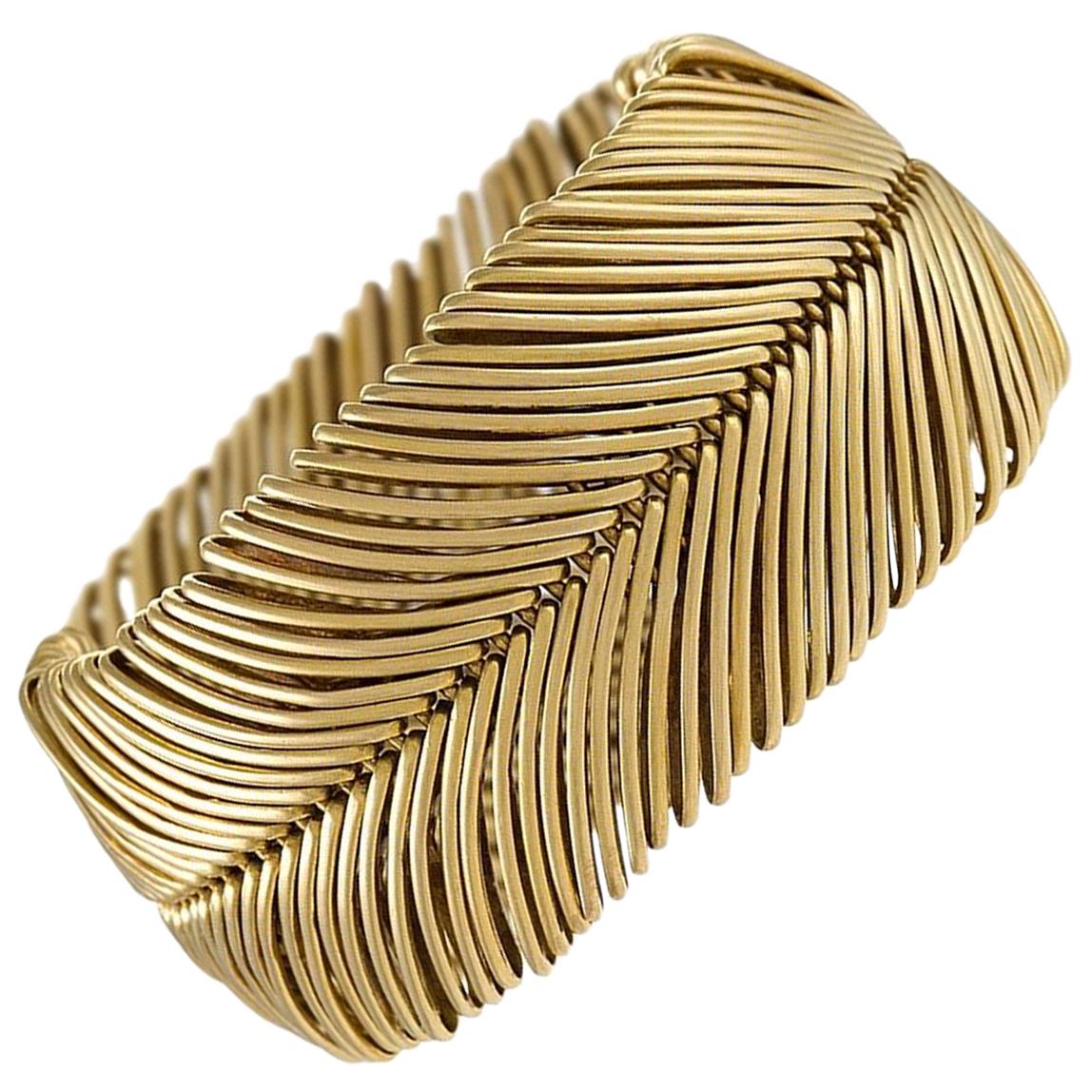 Gold Illusion Bracelet by Tiffany & Co.