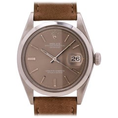 Rolex Datejust Ref 1600 Smooth Bezel Grey Dial, circa 1971