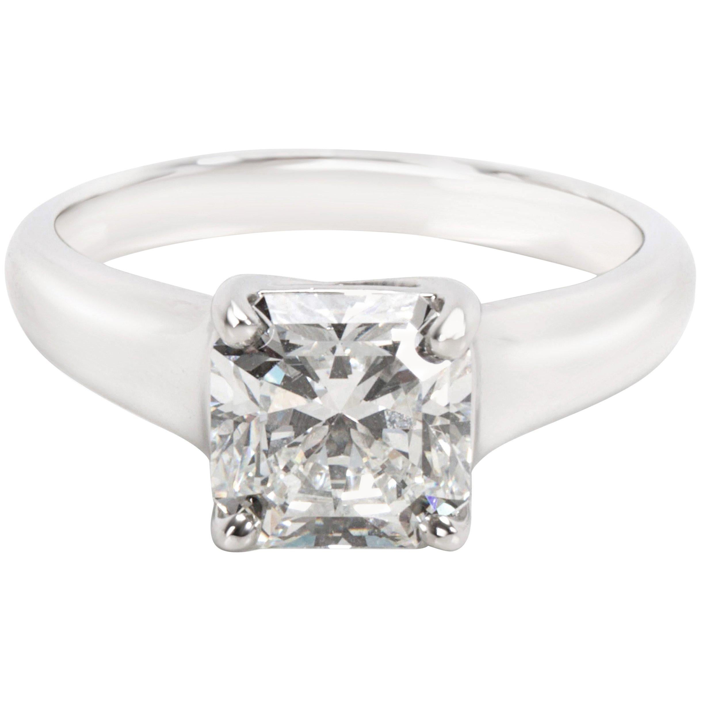 Tiffany & Co. Lucida Cut Diamond Engagement Ring in Platinum G VS1 2.03 Carat