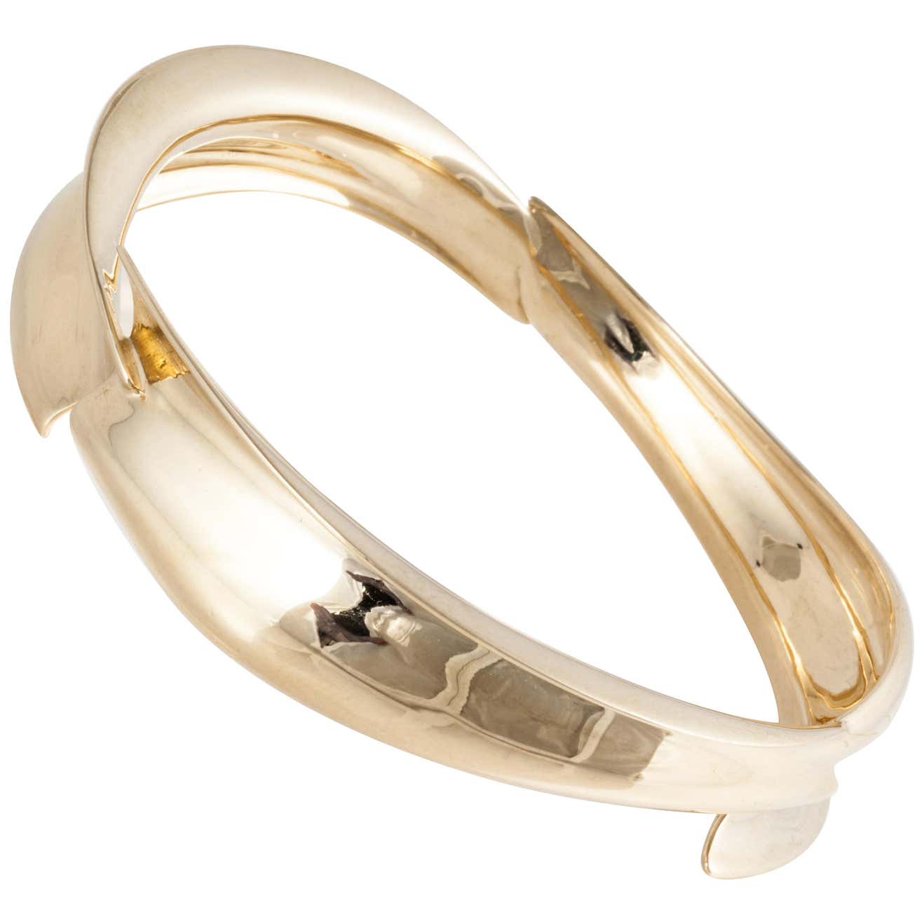 18K Tiffany and Co. Frank Gehry Gold Bracelet at 1stDibs | frank gehry ...