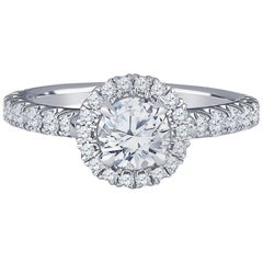 Cartier Desinee Solitaire Engagement Ring with 0.50 Carat Round Centre Stone