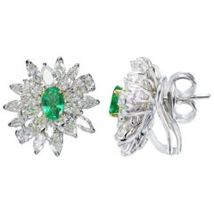 Emerald Stud Earrings