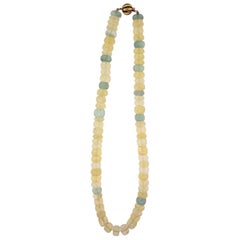 14k Gold Beaded Necklaces