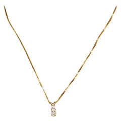14k Gold Drop Necklaces