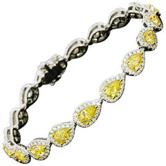 Yellow Diamond Bracelets