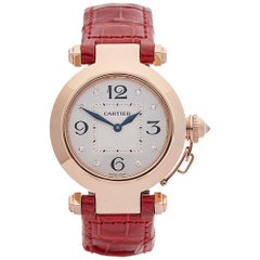 2010s Cartier Pasha de Cartier Rose Gold 2812 or WJ11913G Wristwatch