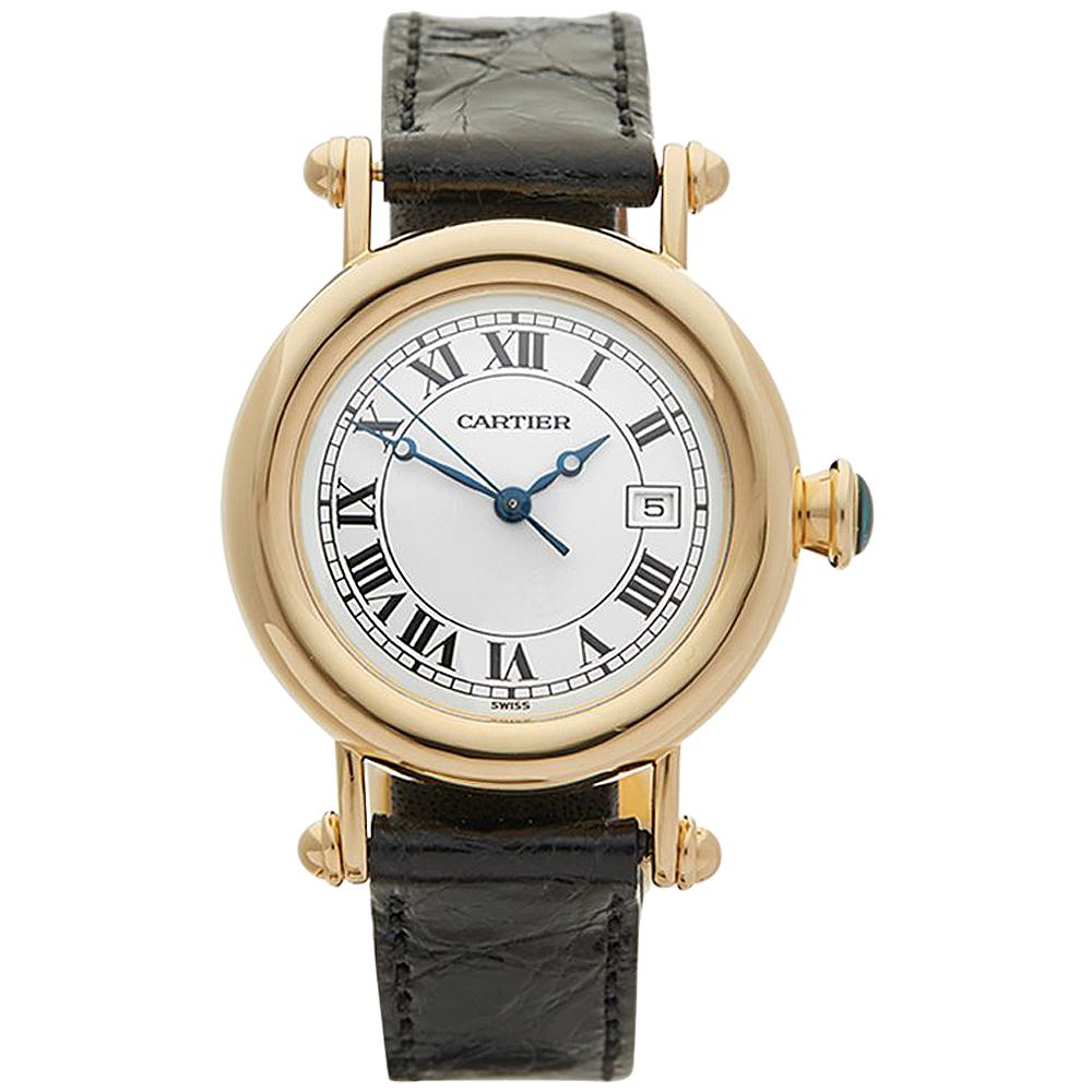 1995 Cartier Diablo Rose Gold 1420-0 Wristwatch