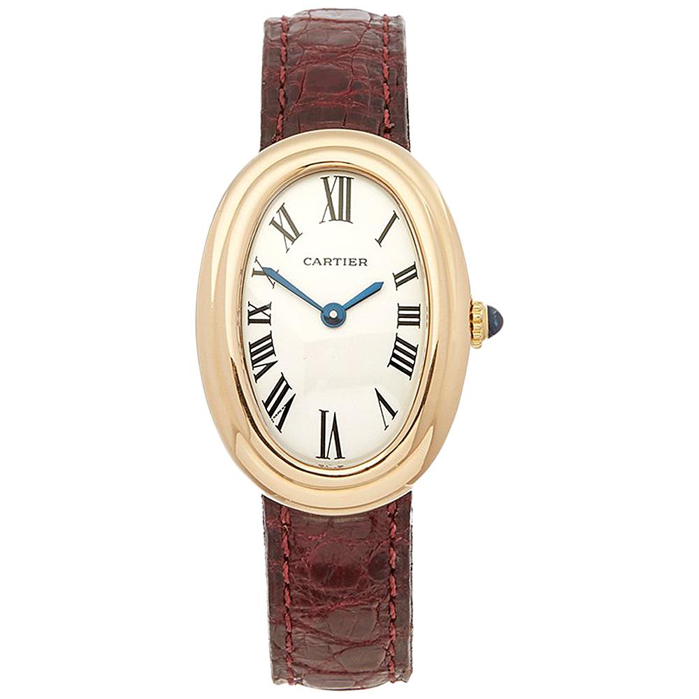 1983 Cartier Baignoire Yellow Gold 82720900 Wristwatch
