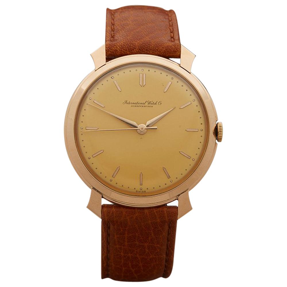 1960 IWC Vintage Cal.89 Rose Gold Wristwatch