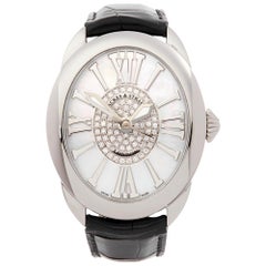 2018 Backes & Strauss Regent Diamond Stainless Steel Wristwatch