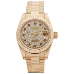 2005 Rolex Datejust Yellow Gold 179178 Wristwatch
