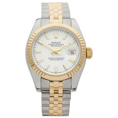 2004 Rolex Datejust Steel and Yellow Gold 179173 Wristwatch