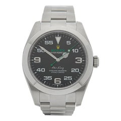 2017 Rolex Air King Stainless Steel 116900 Wristwatch