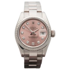 2003 Rolex Datejust White Gold 179179 Wristwatch