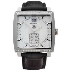 2010 Tag Heuer Monaco Edelstahl WAW1313 Armbanduhr