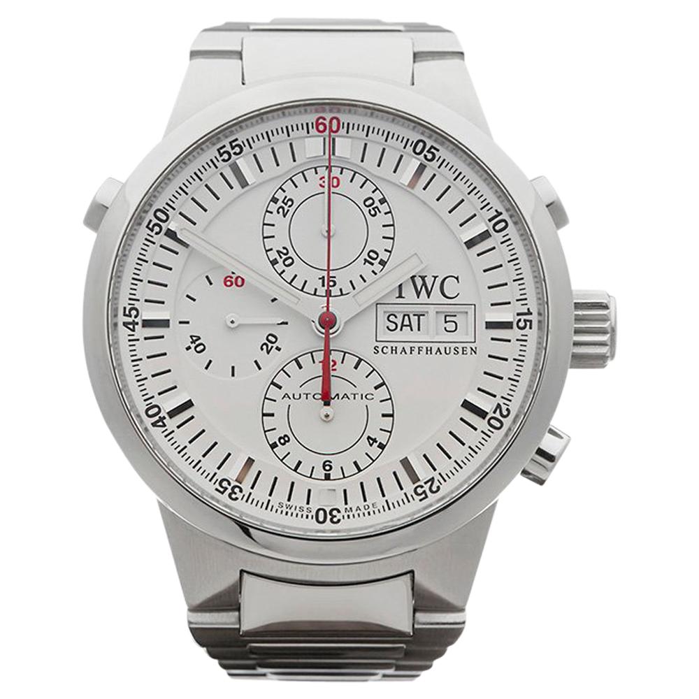 2000's IWC GST Rattrapante Chronograph Stainless Steel IW371523 Wristwatch