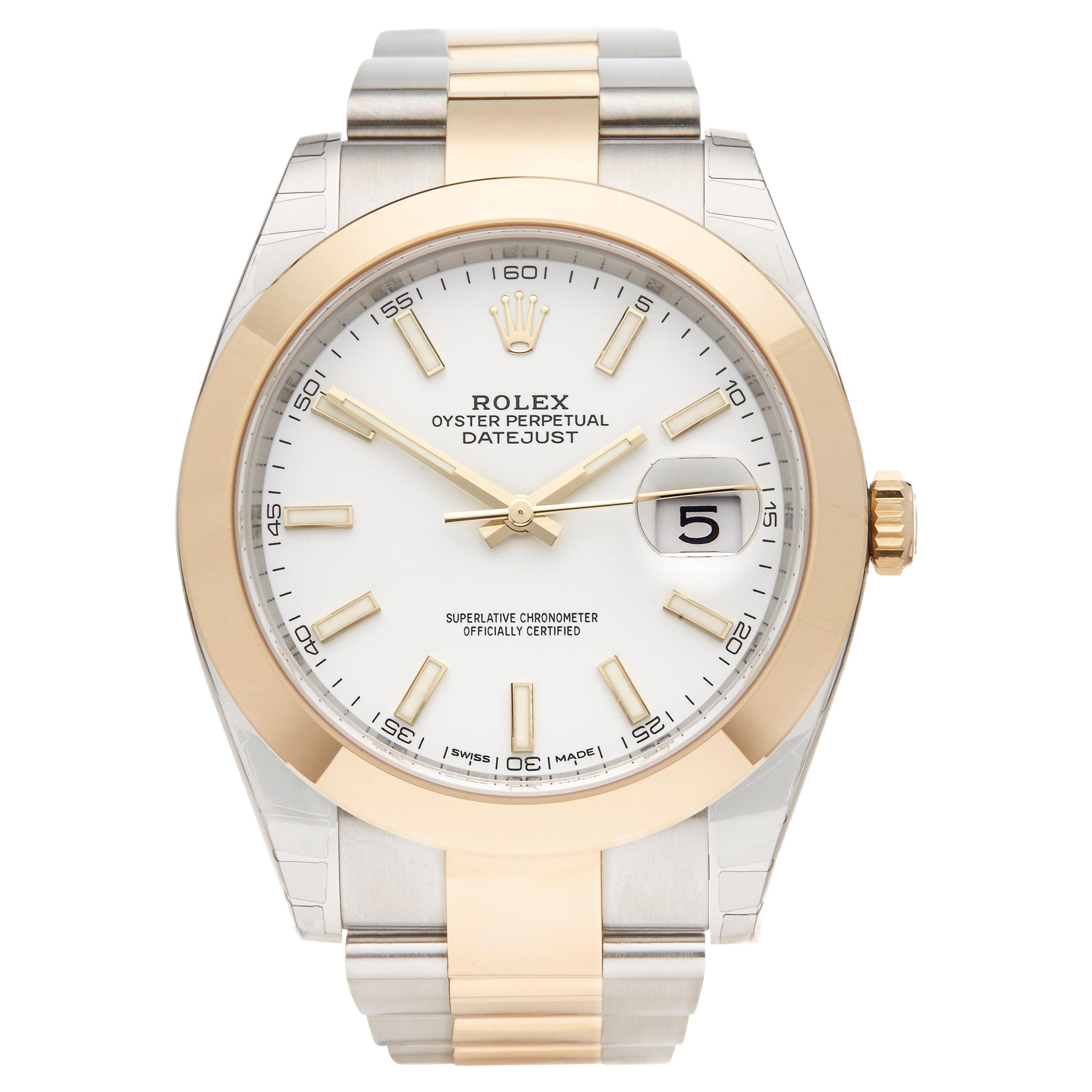 2016 Rolex Datejust Steel & Yellow Gold 126303 Wristwatch