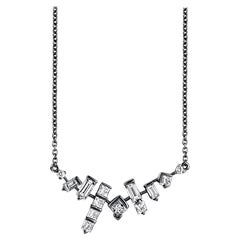 Cosmic Diamond Cluster Necklace