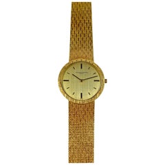 Vintage Vacheron Constantin 18 Karat Yellow Gold Ultra Thin Manual Wind Watch, 1960s