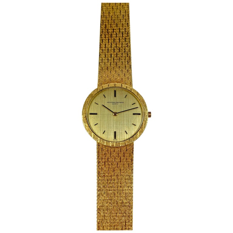 Vacheron Constantin 18 Karat Yellow Gold Ultra Thin Manual Wind Watch ...