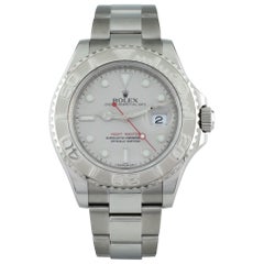 Rolex SS Yachtmaster with Platinum Bezel 116622 OPD Automatic Men's Watch