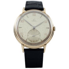 Reloj de cuerda manual para caballero Omega Calibre 30T2PC de oro amarillo de 18 quilates, años 40