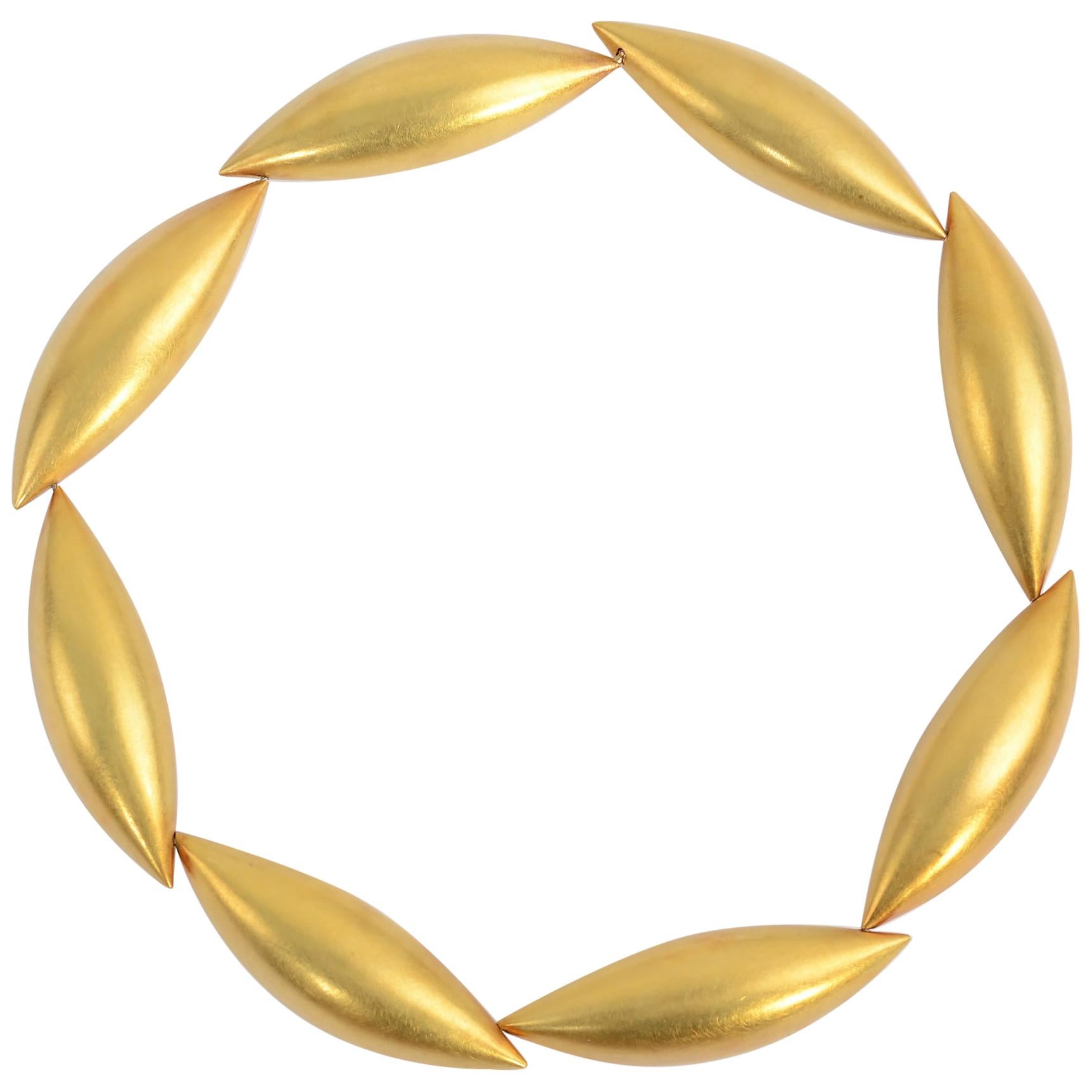 Erich Zimmermann Gold Cocoon Necklace