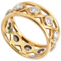18k Gold Band Rings