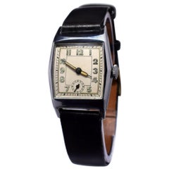 Vintage 1930s Art Deco Gentleman's Wristwatch