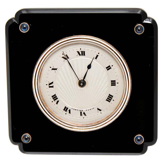 Cartier Art Deco Table Clock For Sale at 1stDibs | cartier table clock ...