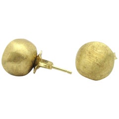 Marco Bicego Africa Textured Ball Stud Earrings Small