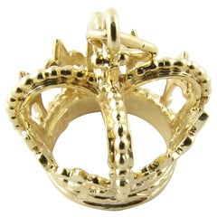 14 Karat Yellow Gold Crown Charm