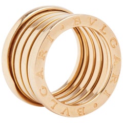 Bvlgari "B Zero" 18 Karat Yellow Gold 5-Row Band