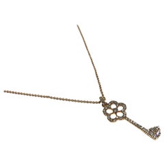 Crivelli Key Diamond Pendant with Chain