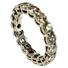 Tiffany
Co. 2.88 Carat Diamond Eternity Band, Set in Platinum F-G / SI1 Tiffany
Co. 2.88 Carat Diamond Eternity Band, Set in Platinum F-G / SI1